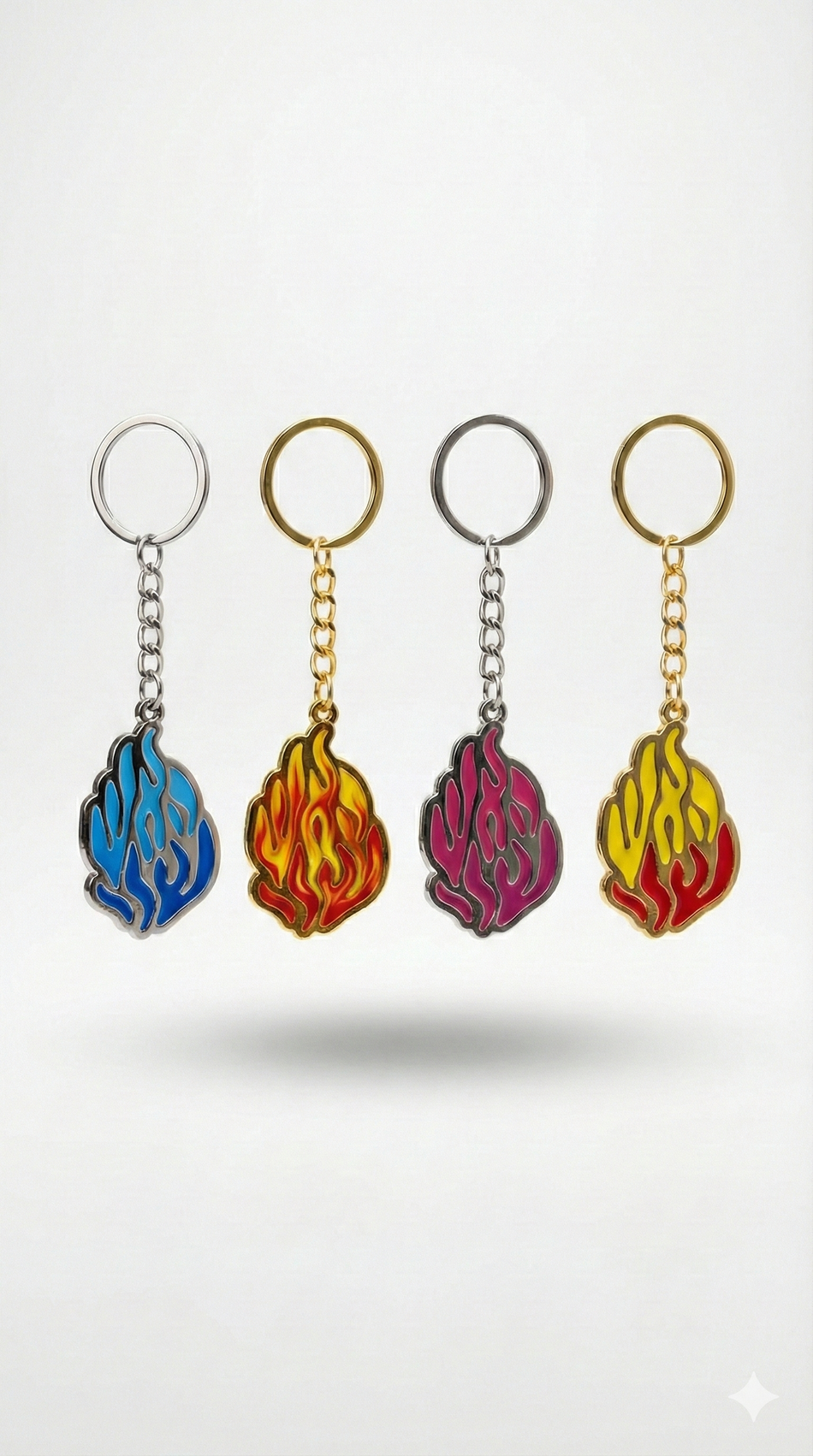 מחזיק מפתחות האש שלי צבע האש