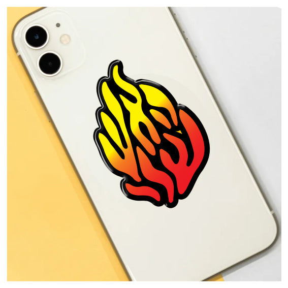 מדבקה אפוקסי - האש שלי